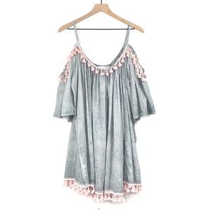 Shiraleah Chicago Beach Coverup Off Shoulder